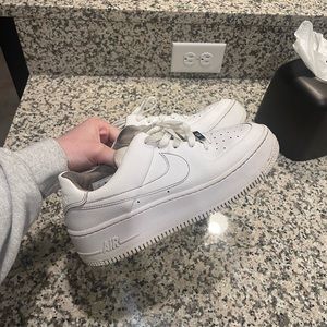 Womens Nike Air Force 1 Sage XX Low Casual Shoes